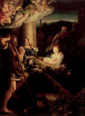 圣夜`The Holy Night (1522 ~ 1530) by Correggio