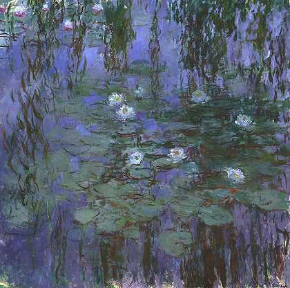 蓝睡莲`Blue Water Lilies