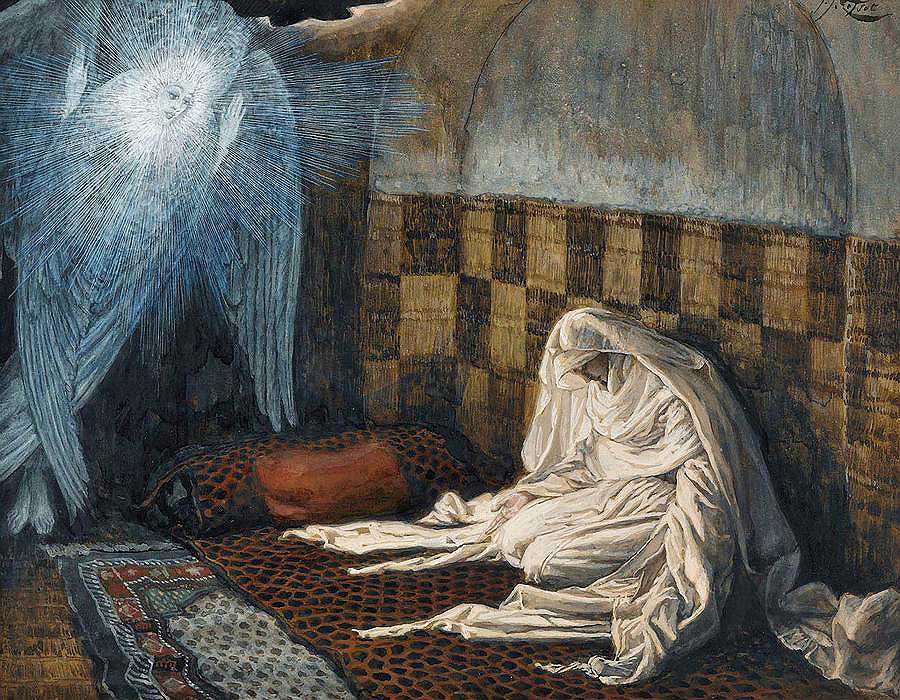 公告`The Annunciation by James Tissot