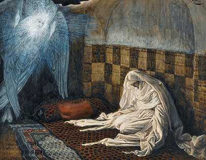 公告`The Annunciation by James Tissot