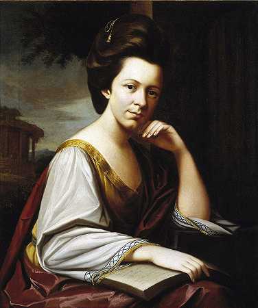 查尔斯·科茨沃斯·平克尼夫人（莎拉·米德尔顿）`Mrs. Charles Cotesworth Pinckney (Sarah Middleton) (circa 1774) by Henry Benbridge