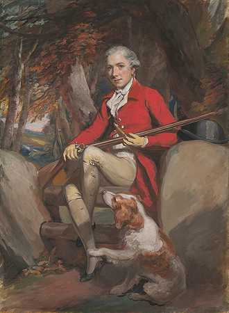 乔纳斯·兰福德·布鲁克肖像（约1758-1784）`Portrait of Jonas Langford Brooke (c.1758~1784) by Daniel Gardner