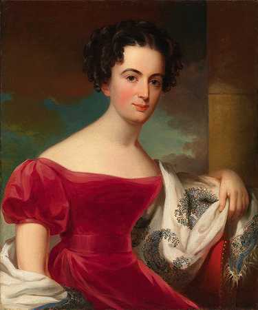 简·埃文斯·特维斯`Jane Evans Tevis (1827) by Jacob Eichholtz