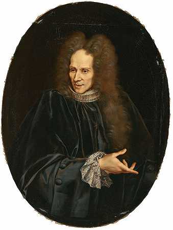 绅士肖像`Portrait of a gentleman by Giovanni Maria Della Piane