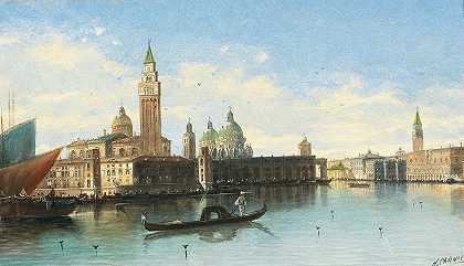 威尼斯场景二`Venetian Scene II by Karl Kaufmann