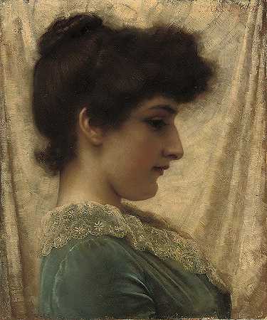 朵拉1887`Dora 1887 by John William Godward