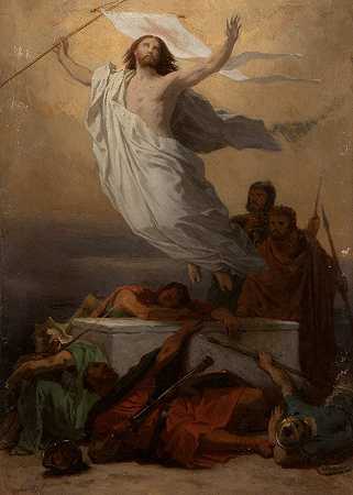 基督的复活`La Résurrection du Christ (before 1856) by Émile Signol