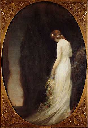 晚上`Soir (1911) by Gabriel Ferrier