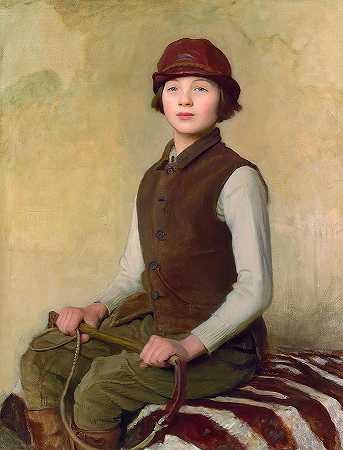 马鞍夫的女儿`The Saddler\’s Daughter by George Spencer Watson