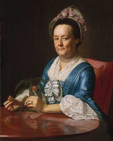 约翰·温斯洛普太太`Mrs. John Winthrop (1773) by John Singleton Copley