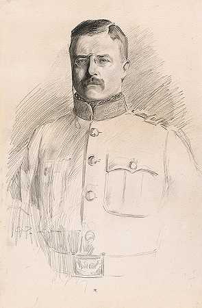 西奥多·罗斯福1898`Theodore Roosevelt 1898 by Charles Dana Gibson