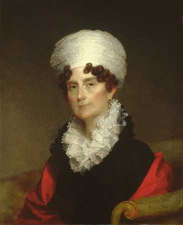 安德鲁·西格尼夫人`Mrs. Andrew Sigourney (Ca. 1820) by Gilbert Stuart