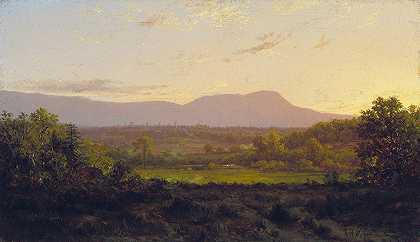 和平谷`Peaceful Valley (c. 1872) by Alexander Helwig Wyant