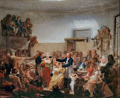 安托万·杜布瓦博士的会诊（1756-1837）`La consultation du docteur Antoine Dubois (1756~1837) (1810) by Nicolas-Antoine Taunay