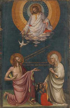 基督和圣母的代祷`The Intercession of Christ and the Virgin (before 1402) by Lorenzo Monaco