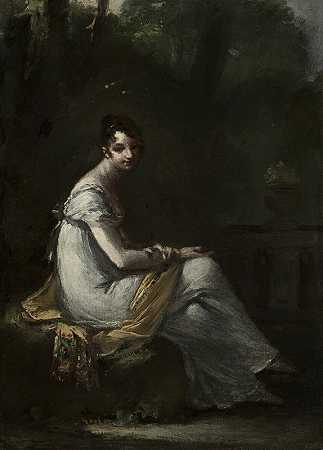 杜弗雷恩女士`Mme. Dufresne (c. 1816) by Pierre-Paul Prud&;hon
