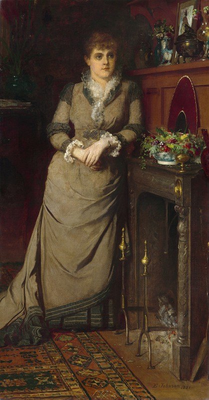 哈丽特·哈伯德·艾耶尔`Harriet Hubbard Ayer (1881) by Eastman Johnson
