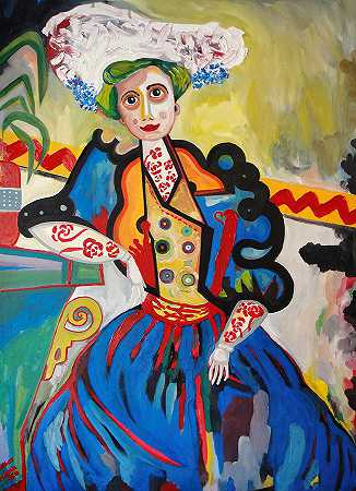那个女人`The Woman by Amadeo de Souza-Cardoso