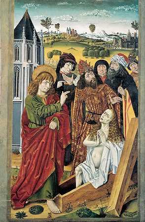 德鲁西亚纳的复活`The Resurrection of Drusiana (ca 1475) by Master of Saint Nicholas