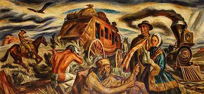 堪萨斯州的拓荒者`Pioneers in Kansas by Ward Lockwood