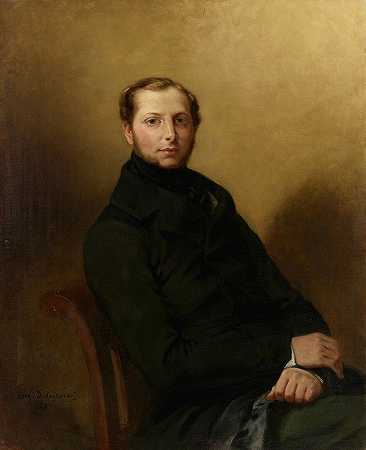 查尔斯·德·莫尔内伯爵画像`Portrait of Count Charles de Mornay (1837) by Eugène Delacroix