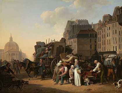 运动`The Movings (1822) by Louis Léopold Boilly