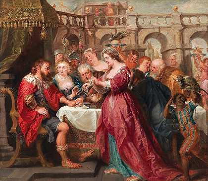希律的盛宴`The Feast of Herod (circa 1638–40) by Peter Paul Rubens