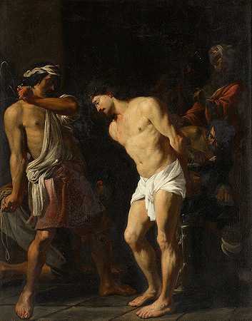 鞭打基督`Flagellation of Christ (17th century) by Jacques Blanchard