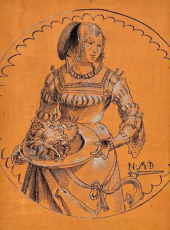 莎乐美`Salome (1513) by Niklaus Manuel