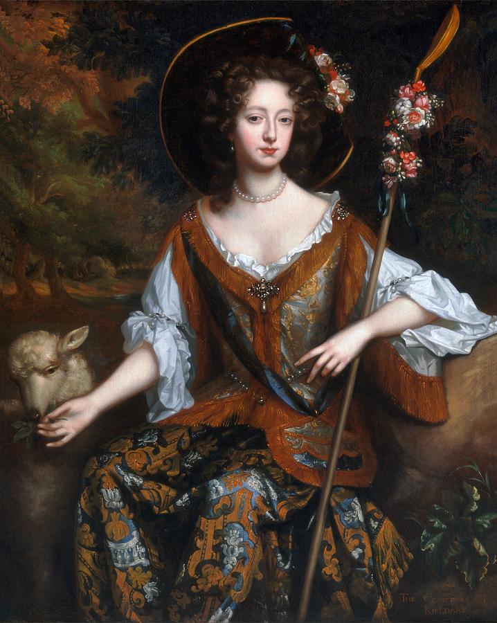 伊丽莎白·琼斯，基尔代尔伯爵夫人`Elizabeth Jones, Countess of Kildare by Willem Wissing