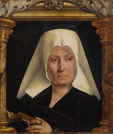 女人的肖像`Portrait of a Woman (ca. 1520) by Quentin Massys