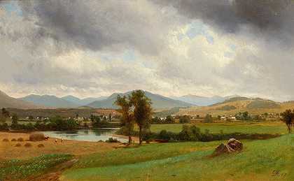 无标题（田园风光）`Untitled (Pastoral Scene) (1867) by David Johnson