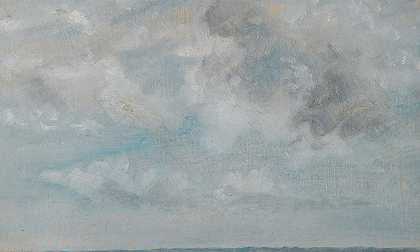 云的研究`Study Of Clouds by John Constable