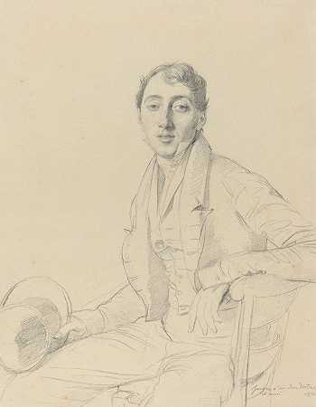 路易斯·马丁内博士`Dr. Louis Martinet (1826) by Jean Auguste Dominique Ingres