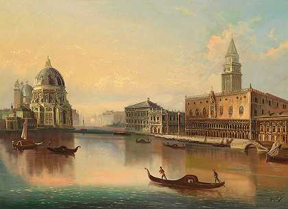 梦中水城`Venedig by August Von Siegen