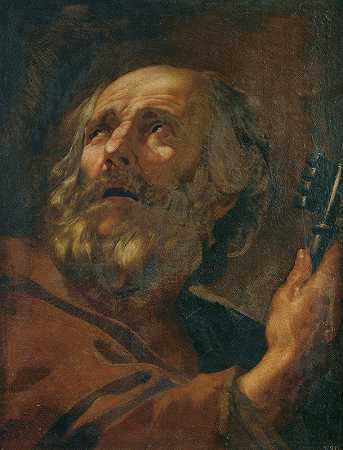 圣彼得`Saint Peter by Simon Vouet