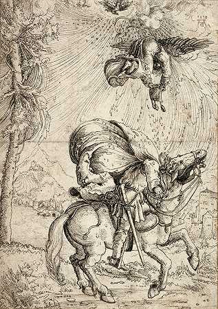 圣保罗的皈依`The Conversion of Saint Paul (1531) by Wolf Huber