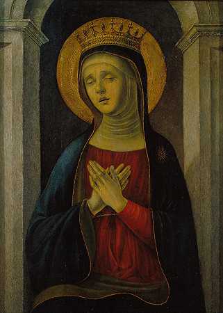 多洛罗萨的母亲`Mater Dolorosa (15th century) by Baldassare d&;Este
