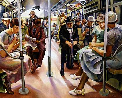 地铁1934`Subway 1934 by Lily Furedi