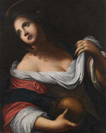 抹大拉的玛丽`The Mary Magdalene by Circle of Simone Pignoni