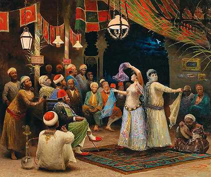 开罗`Bajaderes in Cairo by Albert Fabbi