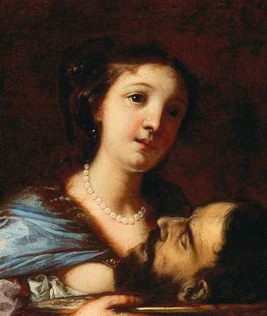 萨洛米与圣约翰浸信会会长`Salome with the head of Saint John the Baptist by Francesco Rosa