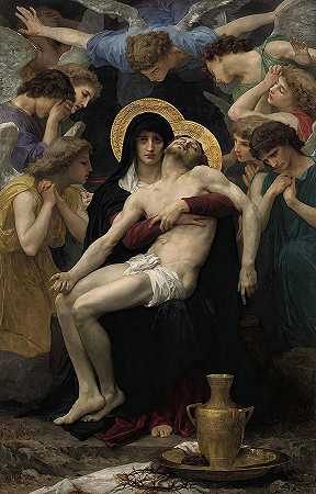皮埃塔`Pieta by William Bouguereau