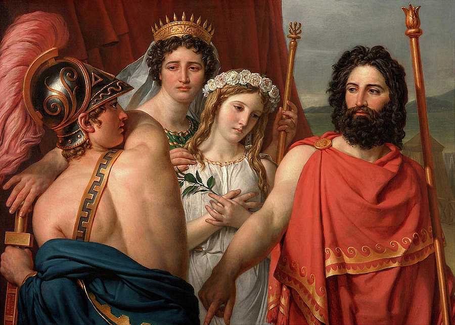 阿喀琉斯之怒`The Anger of Achilles by Jacques Louis David