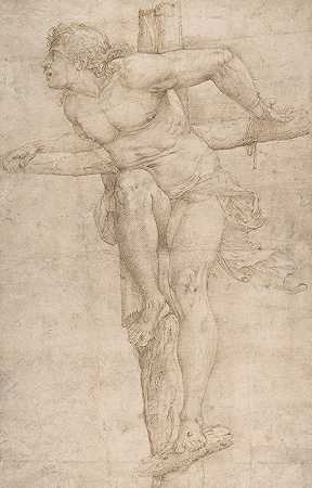 十字架上忏悔的小偷`The Penitent Thief on the Cross (1510–61) by Battista Franco