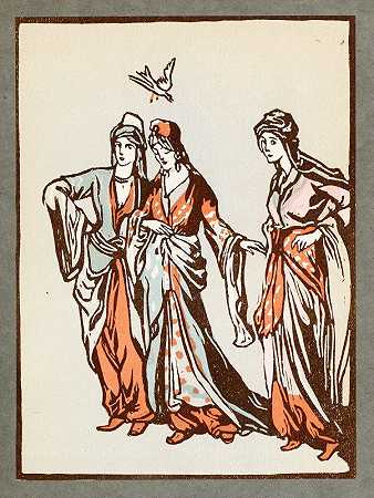 44篇土耳其童话第13页`Forty~four Turkish fairy tales Pl 13 (1913) by Willy Pogany