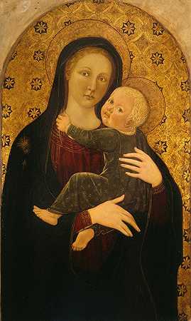 女子和孩子`Virgin and Child (c. 1450) by Italian School