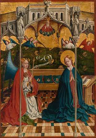 公告`The Annunciation (1457) by Johann Koerbecke