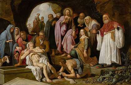 拉撒路复活`The Raising of Lazarus (1622) by Pieter Lastman