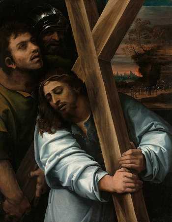 耶稣背着十字架`Christ Carrying the Cross (about 1515~1517) by Sebastiano del Piombo